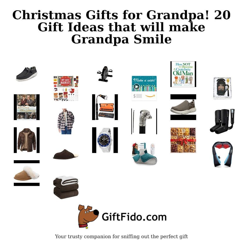 Christmas Gifts for Grandpa! 20 Gift Ideas that will make Grandpa Smile
