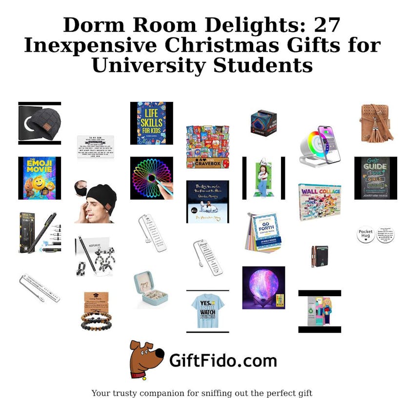 Dorm Room Delights: 27 Inexpensive Christmas Gifts for University Students