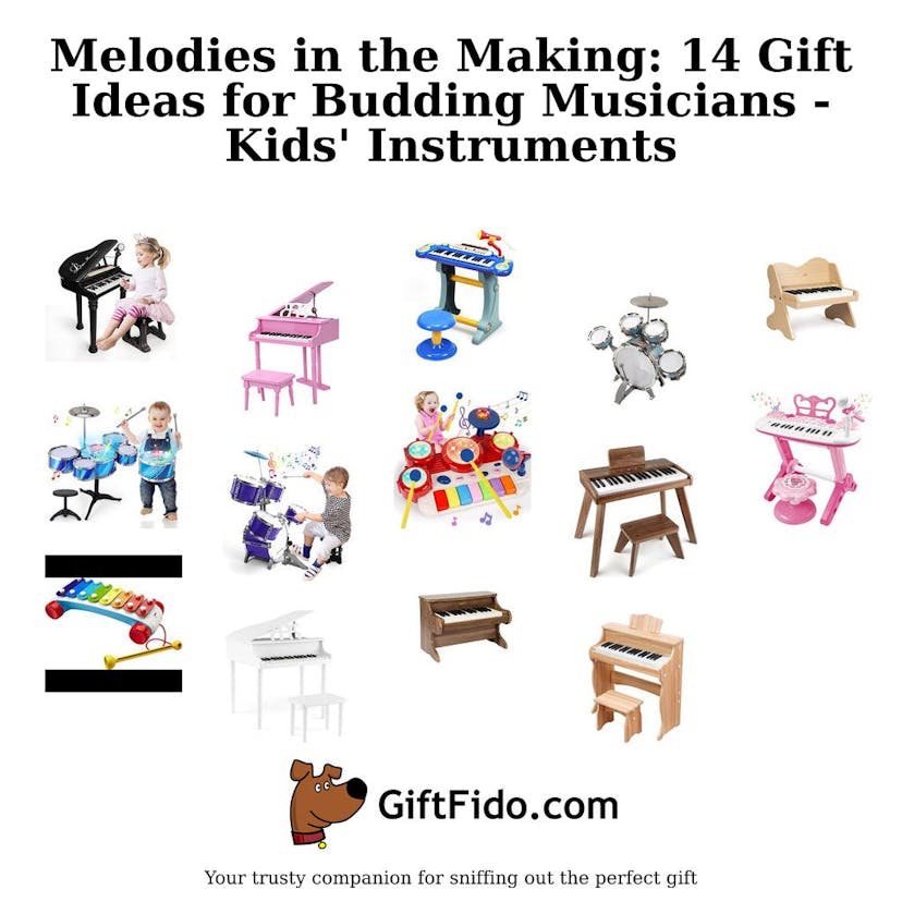 Melodies in the Making: 14 Gift Ideas for Budding Musicians - Kids' Instruments