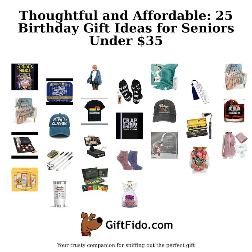 Thoughtful and Affordable: 25 Birthday Gift Ideas for Seniors Under $35