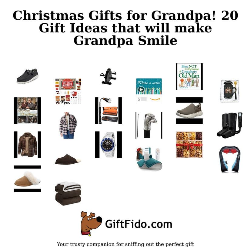 Christmas Gifts for Grandpa! 20 Gift Ideas that will make Grandpa Smile