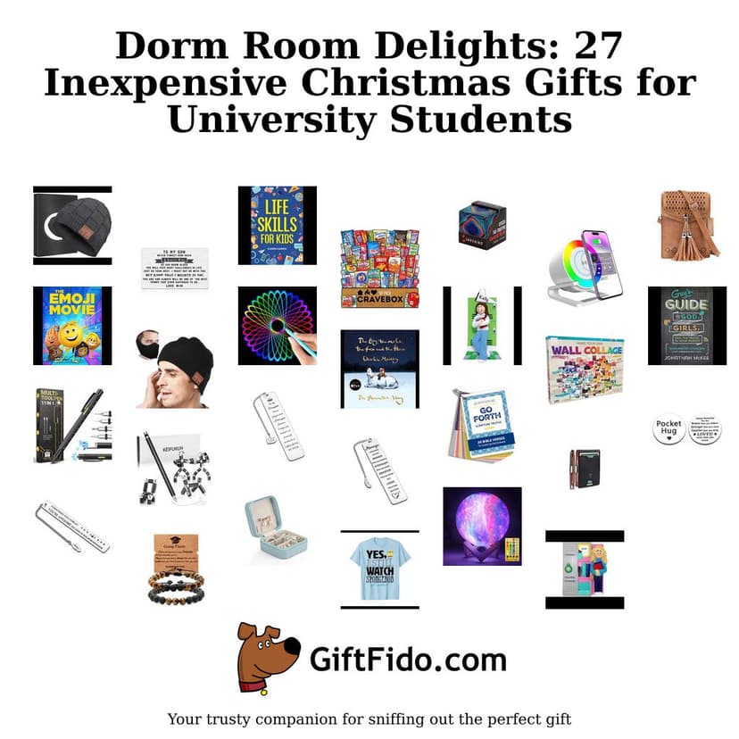 Dorm Room Delights: 27 Inexpensive Christmas Gifts for University Students
