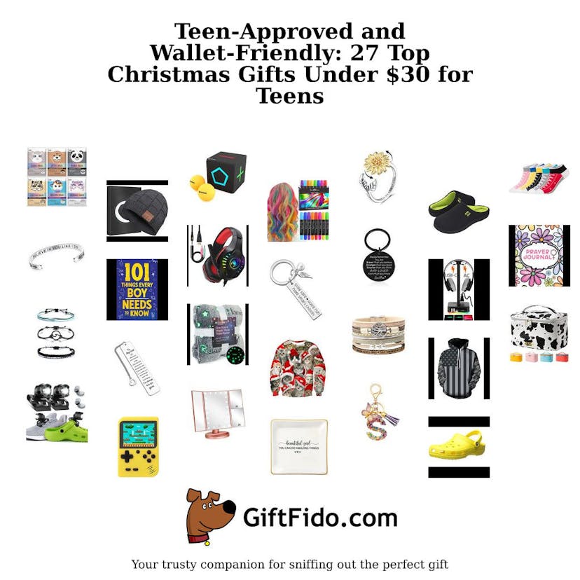 Teen-Approved and Wallet-Friendly: 27 Top Christmas Gifts Under $30 for Teens